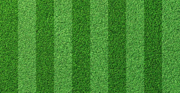从上面看绿色足球场草坪纹理的细节 — 图库照片