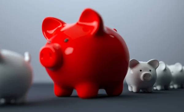 Piggy Bank Money Investment — Stock Photo, Image