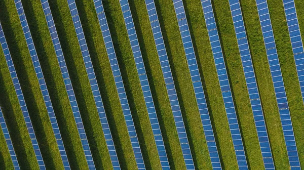 Вид Фермы Солнечных Батарей Германии — стоковое фото