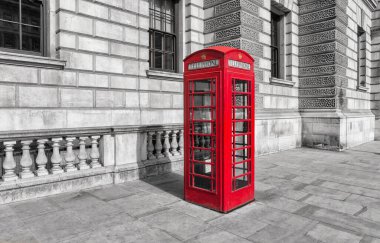 Kırmızı telefon kulübesi London, Büyük Britanya