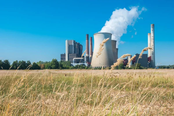 Central Eléctrica Carbón Marrón Alemania — Foto de Stock