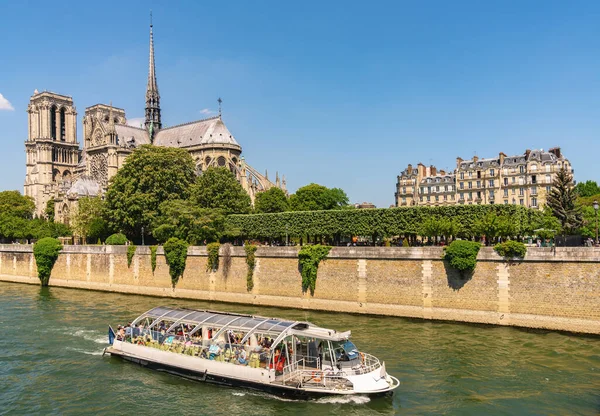 Παναγία Των Παρισίων Μητρόπολη Πιο Όμορφη Μητρόπολη Στο Παρίσι Γαλλία — Φωτογραφία Αρχείου
