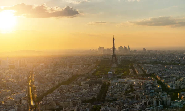 Panorama Paříže Pohled Věže Montparnass — Stock fotografie