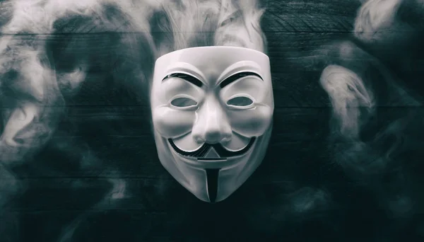 Aachen Allemagne Février 2017 Plan Studio Masque Anonyme Vendetta Sur — Photo