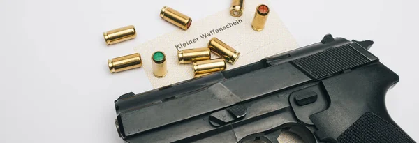Pistolet Gazowy Kleiner Waffenschein — Zdjęcie stockowe