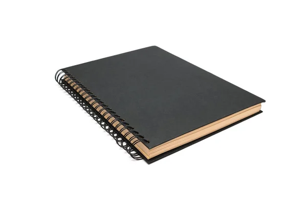 Spiraal Notebook Geïsoleerd Een Witte Achtergrond — Stockfoto