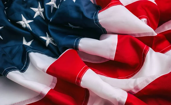 Fondo Primer Plano Bandera Americana — Foto de Stock
