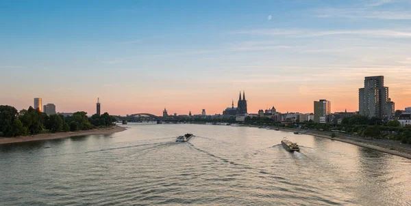Cologne Skyline Sunset — Stock Photo, Image