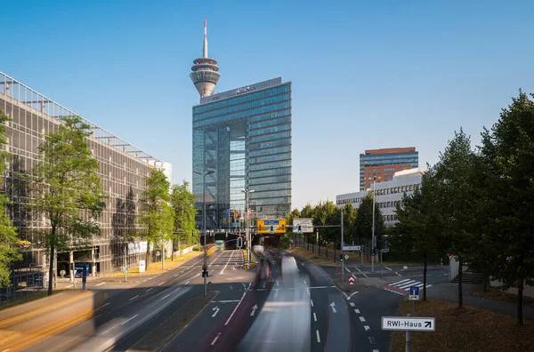 Stadttor Stadstunneln Düsseldorf Vid Rusningstid — Stockfoto