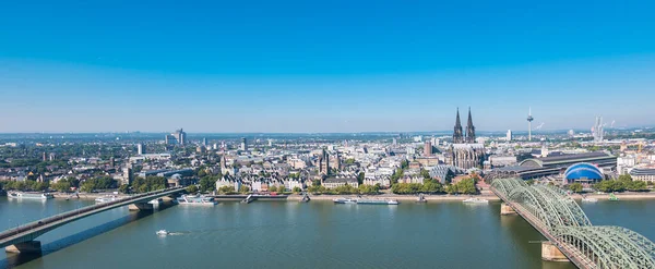 Luftaufnahme Der Stadt Köln Sommer — Stockfoto