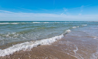 Yazın Domburg Plajı / Hollanda
