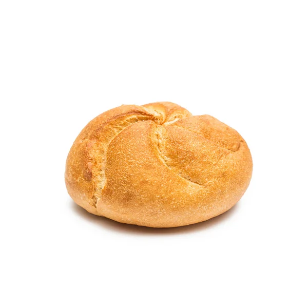 Хлеб Рулон Немецкие Продукты Питания Изолированы Белом Фоне — стоковое фото