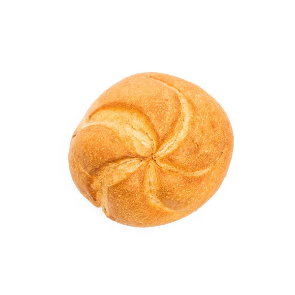 面包卷 德国早餐食品 在白色背景下隔离 — 图库照片
