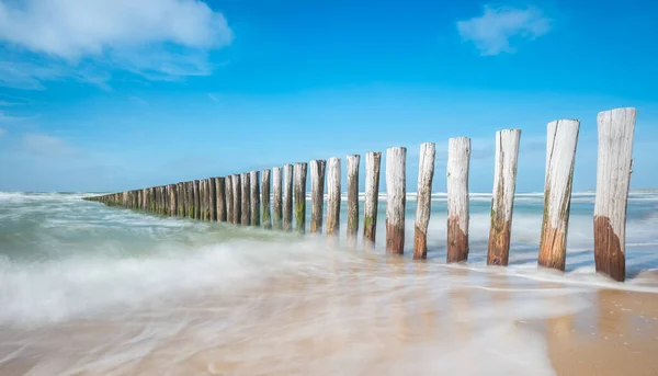 Pláž Domburg Nizozemsko — Stock fotografie