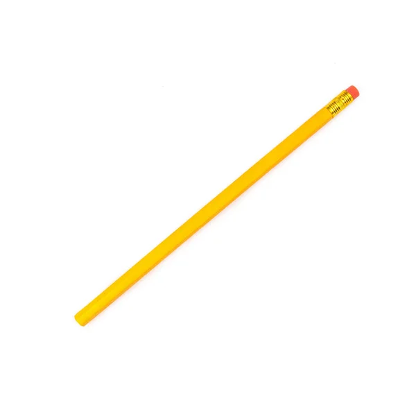 연필을 자르지 배경에 고립되어 — 스톡 사진