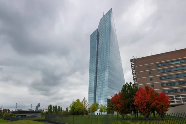 Europeiska Centralbankens Eller Ecb Huvudkontor Frankfurt Main — Stockfoto