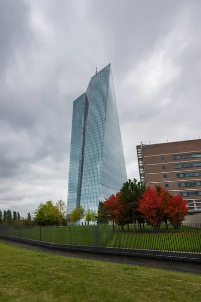 Europeiska Centralbankens Eller Ecb Huvudkontor Frankfurt Main — Stockfoto