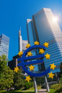 Euro simgesi de Frankfurt am Main