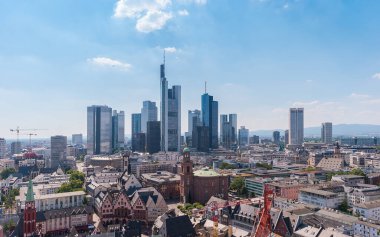 Skyline of Frankfurt, Germany, the financial center of germany clipart