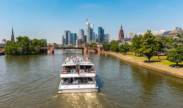 Frankfurt Main Καλοκαίρι Γερμανία — Φωτογραφία Αρχείου