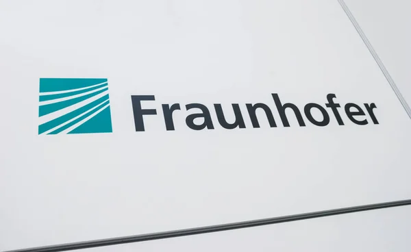Hannover Germany March 2017 Logo Brand Fraunhofer Izm Fraunhofer Society — Stock Photo, Image