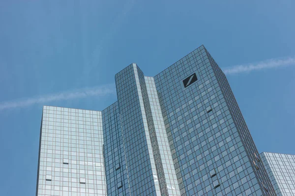 Frankfurt Germany March 2017 Deutsche Bank Headquarters Building City Frankfurt — 图库照片