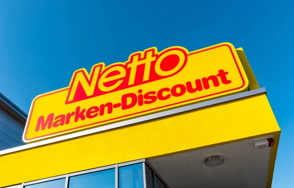 2017 Aachen Germany February 2017 Netto Shopting Store Logo 고용하고 — 스톡 사진