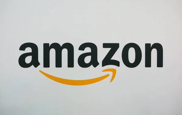 Cologne Alemania Septiembre 2017 Amazon Logo Amazon Inc Una Empresa — Foto de Stock