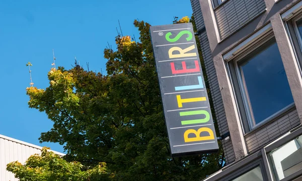Cologne Allemagne Octobre 2017 Butlers Store Logo Building Butlers Est — Photo