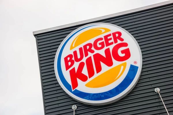 Aachen Alemania Enero 2017 Burger King Firma Edificio Burger King — Foto de Stock