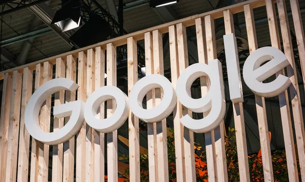 Berli Almany Hazi Ran 2019 Google Logo Işareti Google Bir — Stok fotoğraf