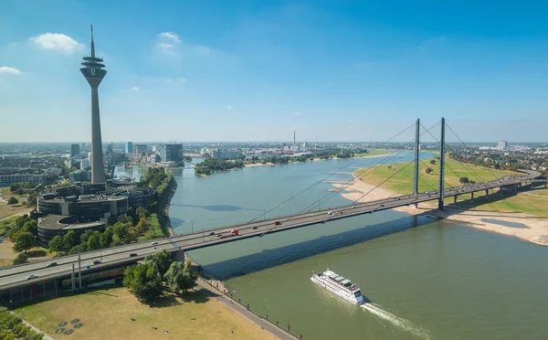 Vista Dusseldorf Alemania — Foto de Stock