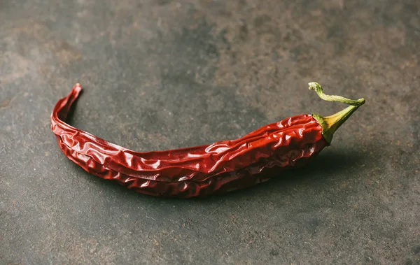Getrocknete Rote Chili Oder Cayennepfeffer — Stockfoto