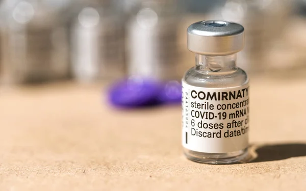 Berlín Alemania Junio 2021 Covid Mrna Pfizer Biontech Covid Vacuna — Foto de Stock