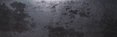 dark metal backdrop or background texture, banner size