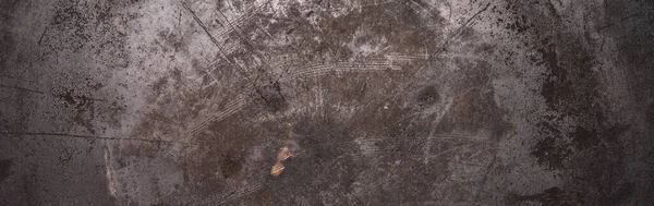 Темно Выветримый Ржавый Металлический Фон Текстура Фон Размер Баннера — стоковое фото
