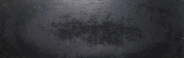 Dark Weathered Metal Background Texture Backdrop Banner Size — ストック写真