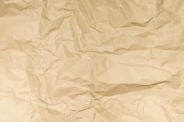 Коричневый Складчатый Бумажный Фон Текстуры Фона — стоковое фото