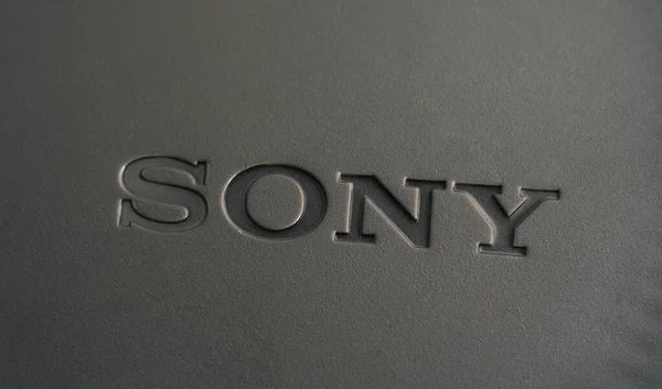 Berlin Germany December 2019 Sony Sign Sony Japanese Multinational Conglomerate - Stock-foto