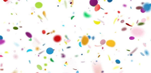 Kleurrijke Confetti Vallende Glanzende Confetti Glinstert Kleurrijke Kleuren Carnaval Nieuwjaar — Stockfoto