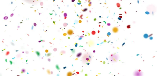 Kleurrijke Confetti Vallende Glanzende Confetti Glinstert Kleurrijke Kleuren Carnaval Nieuwjaar — Stockfoto
