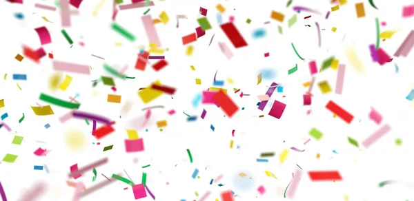 Confeti Colorido Caída Brillante Confeti Brilla Colores Coloridos Carnaval Año — Foto de Stock