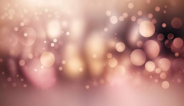 Rose gold and pink colorful blurred bokeh background for graphic design, wallpapers and web banners.