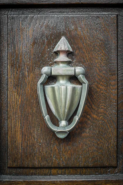 Ornamental Swing Knock Doors Used Modern Bells High Quality Photo — Stock Photo, Image