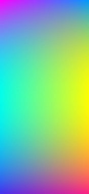 Mavi, Sarı, Turuncu Dikey Neon Gradyan Arkaplan. Mobil Ekran için Canlı Sıvı Rengi Kaplaması. Arıza Neon Dikey Gradyan İllüzyonu. Holografik Rüya Kaplaması Posteri. 3B Sıvı Rengi.