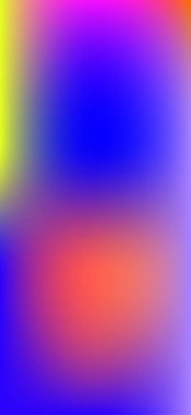 Orange, Pink, Yellow Vertical Neon Gradient Background. Funky Neon Vertical Gradient Background. Vibrant Fluid Color Overlay for Mobile Device. Holographic Hipster Overlay Texture. 3D Fluid Color. clipart