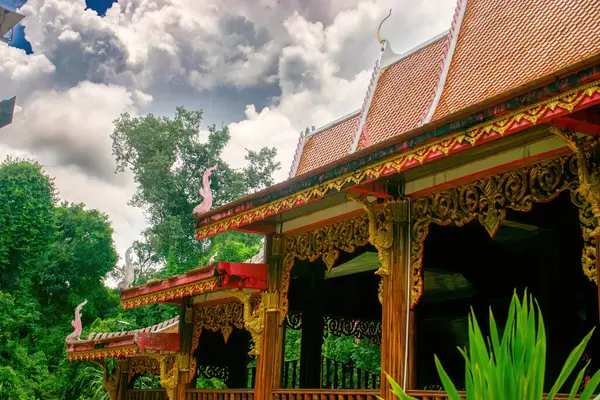 stock image side of the temple hall