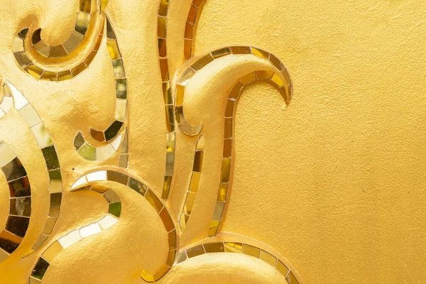 Золотой Цвет Старой Решетчатой Текстурой Бетона Качестве Фона — стоковое фото