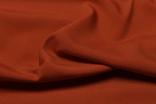 Red Color Fabric Cloth Polyester Texture Textile Background — Stock Photo, Image