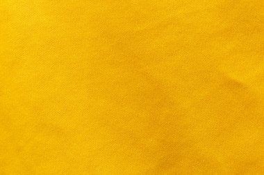 Sarı renk kumaş kumaş kumaş polyester doku ve tekstil arkaplan.